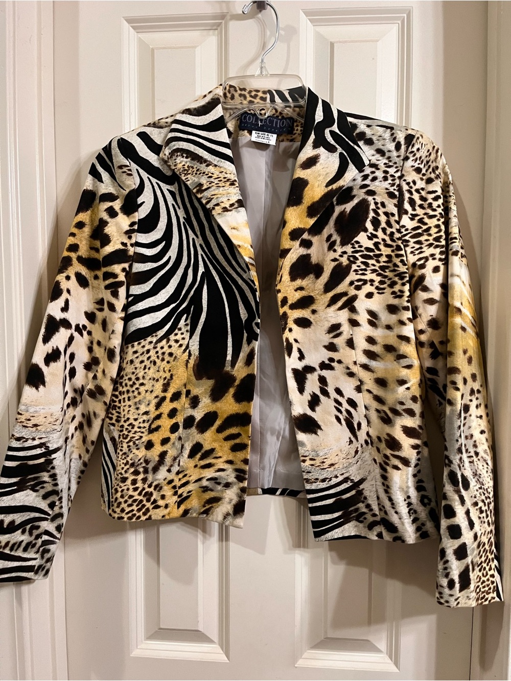 Harve Benard Animal Print Blazer in Brown and Black Vintage!